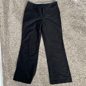 Straight Legged Black Trousers